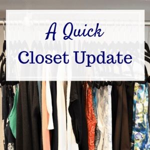 Will be updating my closet with new items!